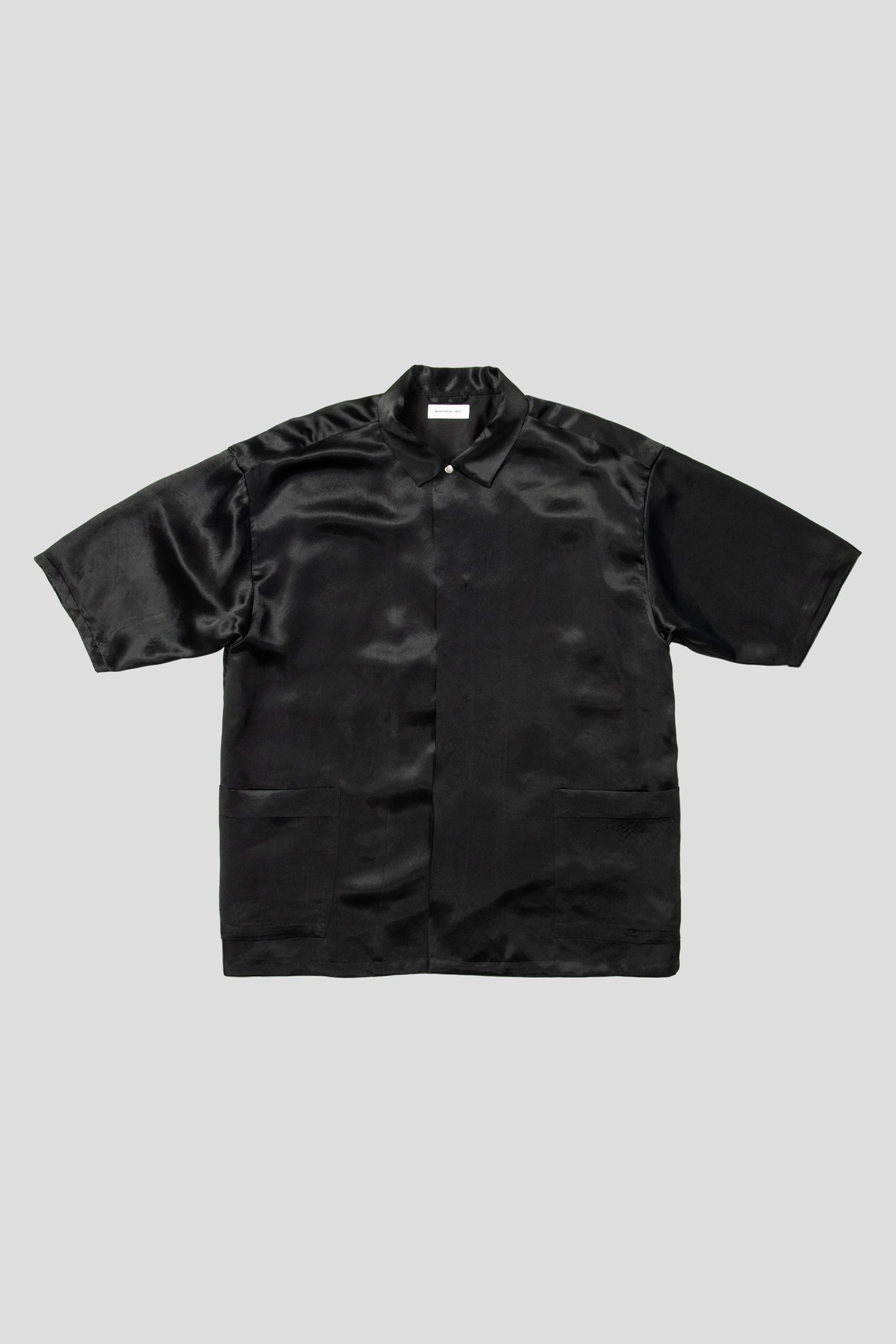 V-SATIN S/S SHIRTS