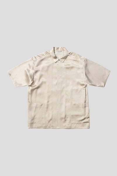 V-SATIN S/S SHIRTS