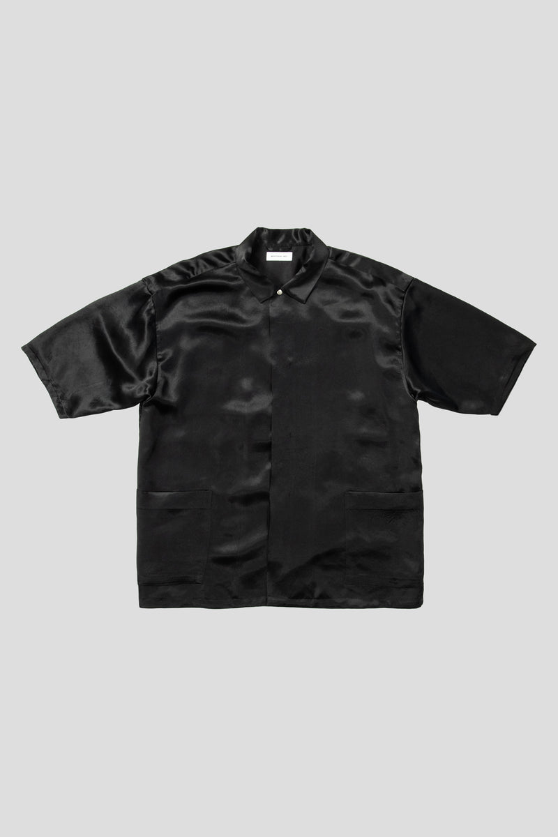 V-SATIN S/S SHIRTS