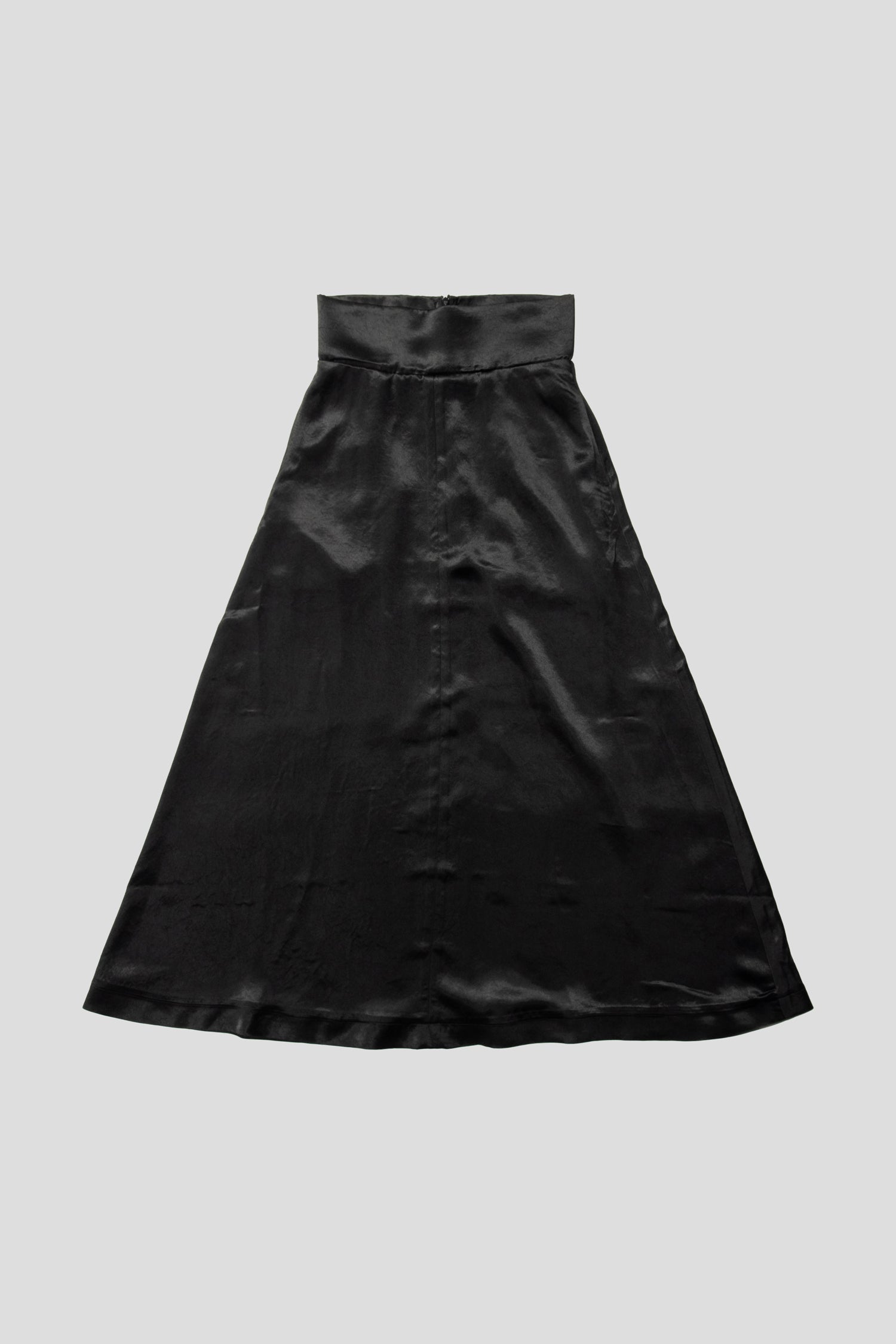 V-SATIN SKIRT